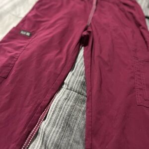 Asics Men's Burgundy Cargo Pants